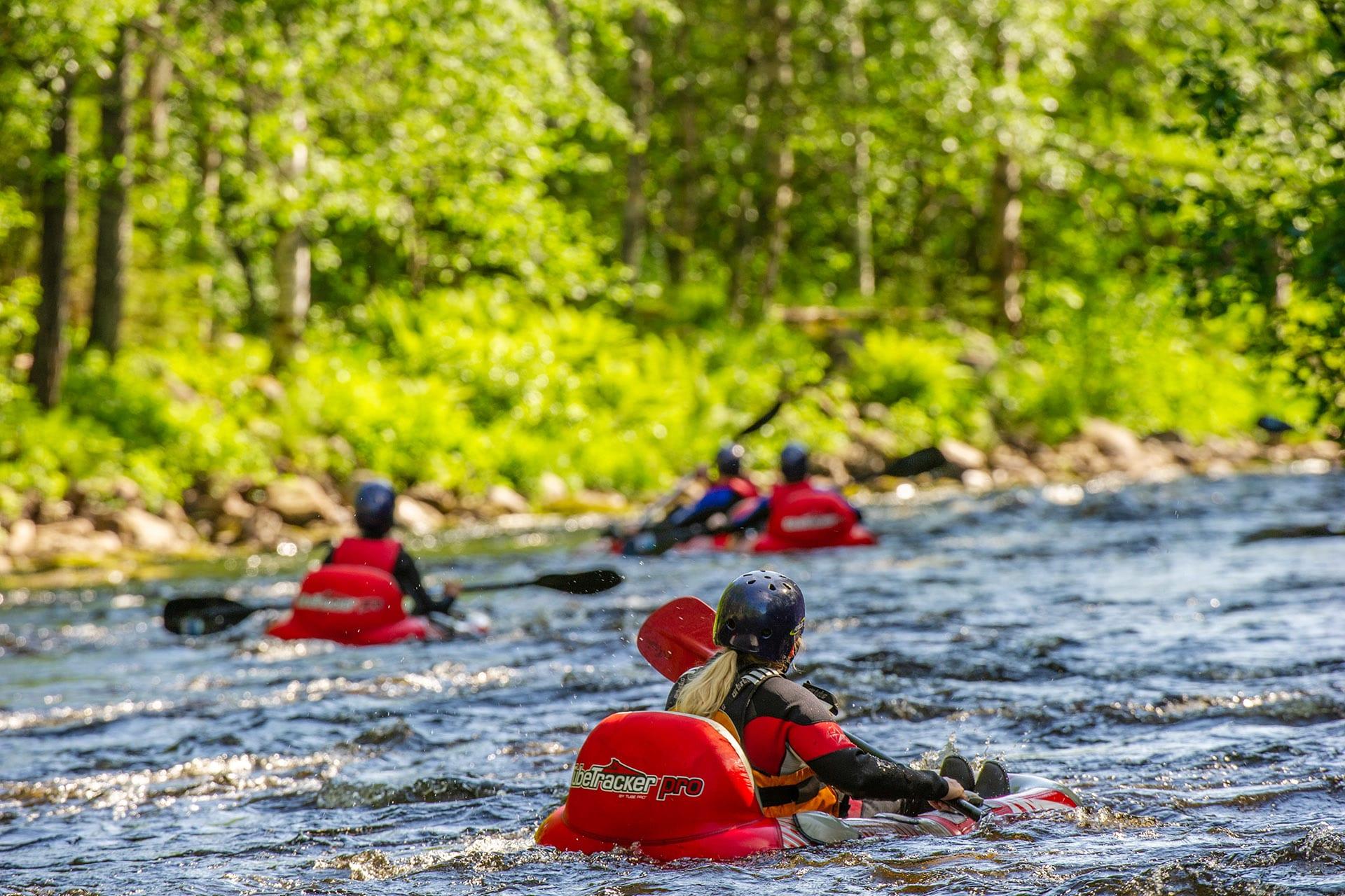 Syötteen Eräpalvelut kesäsafarit river tubing