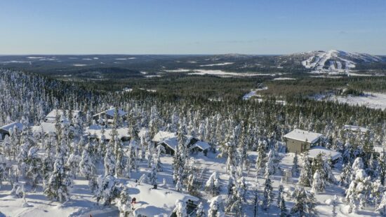 Pikku-Syöte mökkialue keskusvaraamo talvi