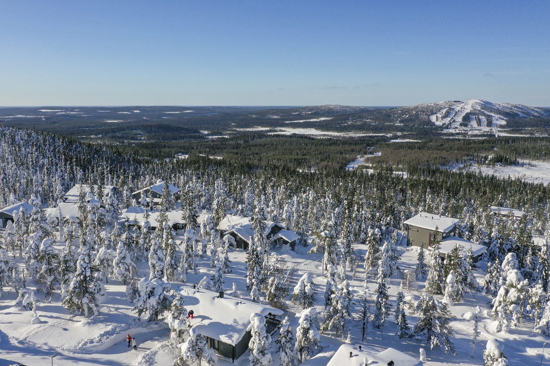 Pikku-Syöte mökkialue keskusvaraamo talvi