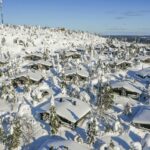 Syöte keskusvaraamo kelomökit tykkypuut