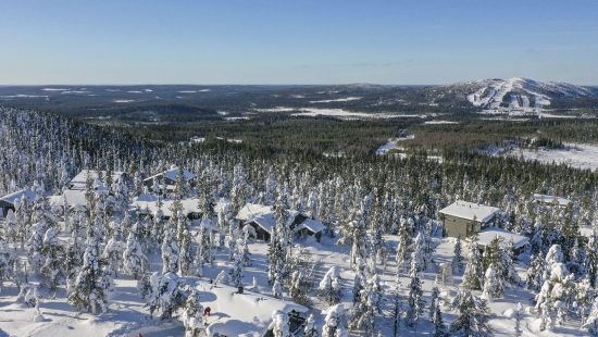 Pikku-Syöte mökkialue keskusvaraamo talvi